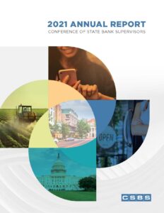 CSBS annual report cover 2021