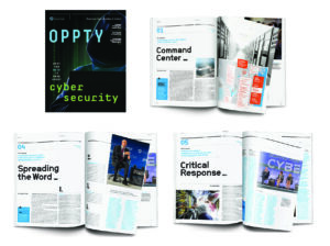 OPPTY Magazine Spreads and Cover